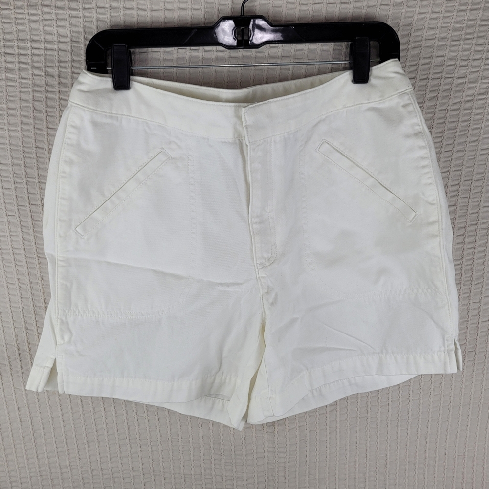 Liz Claiborne LizWear Jeans White Shorts - Women's 12P‎